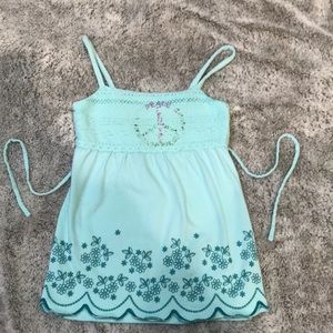 Justice Shirt with spaghetti straps Size XXS